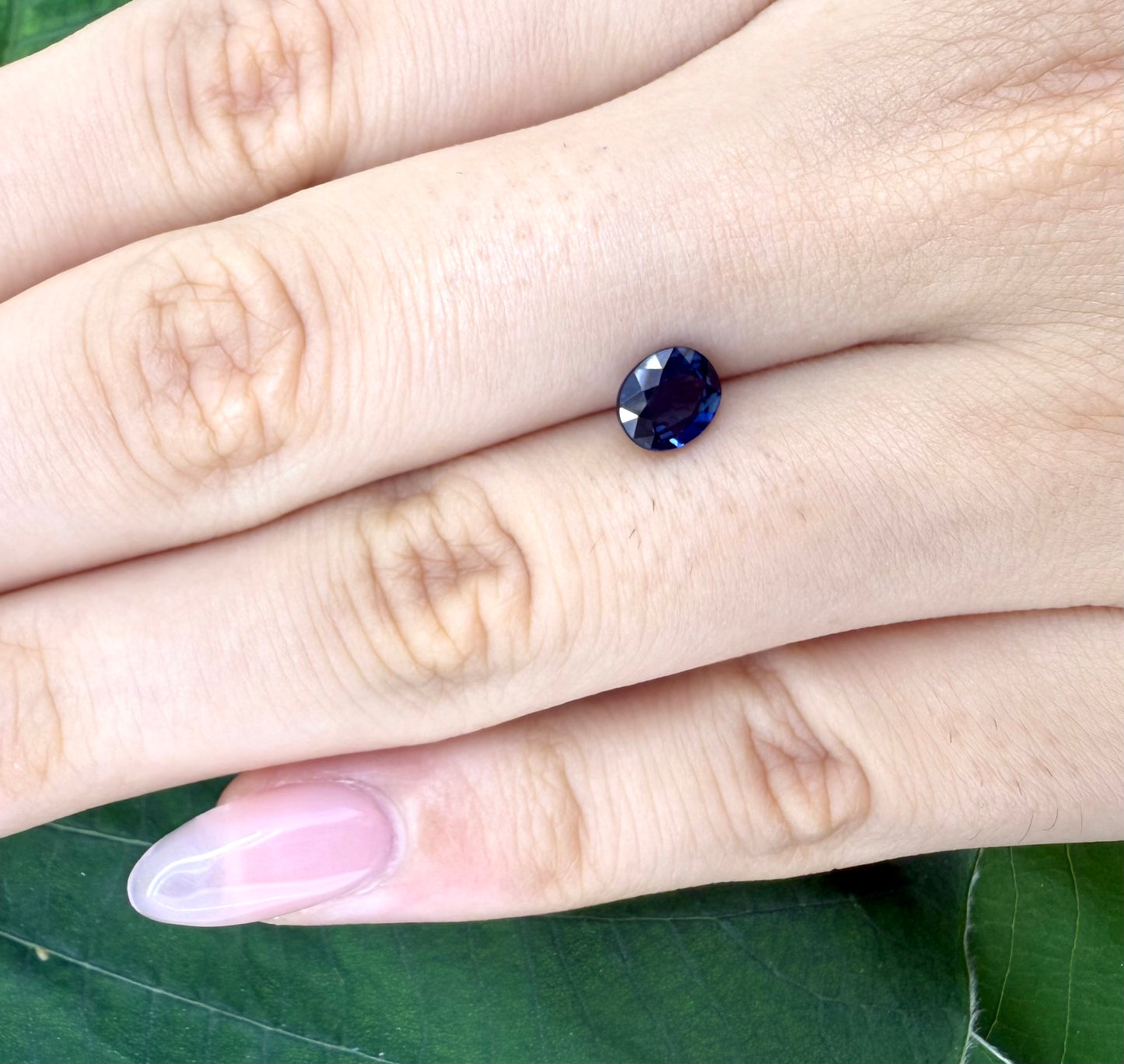 Blue Sapphire Oval 0.91 Ct