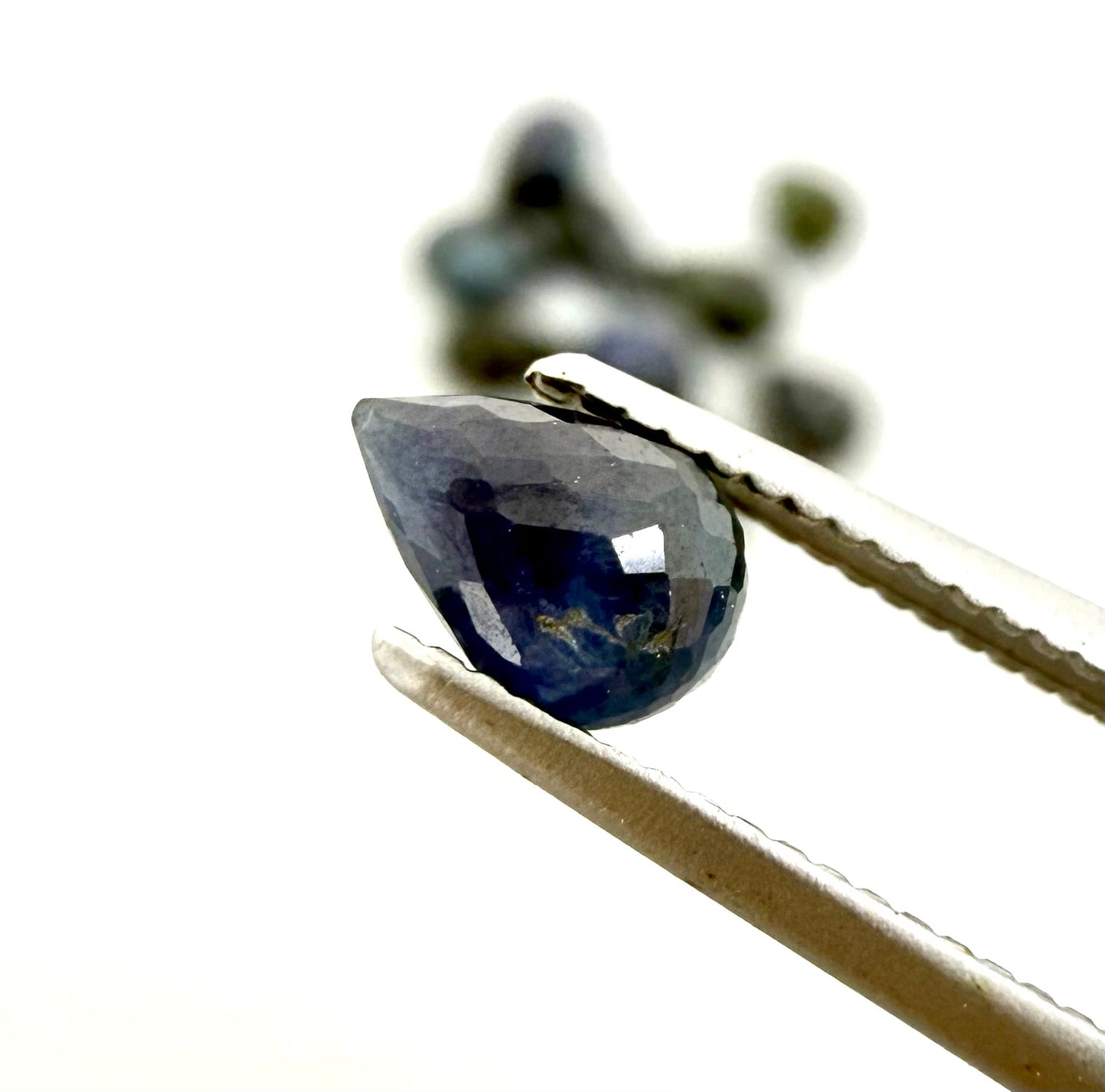 Dark Green and Blue Sapphire 6.26 Ct Lot Pineapple