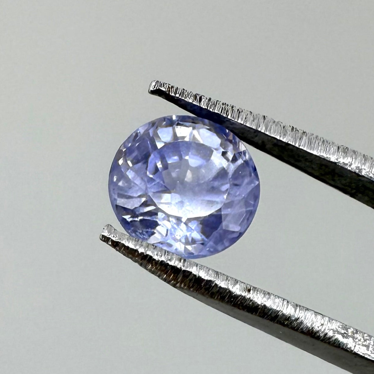 Pale Purple Sapphire Round 0.62 Ct