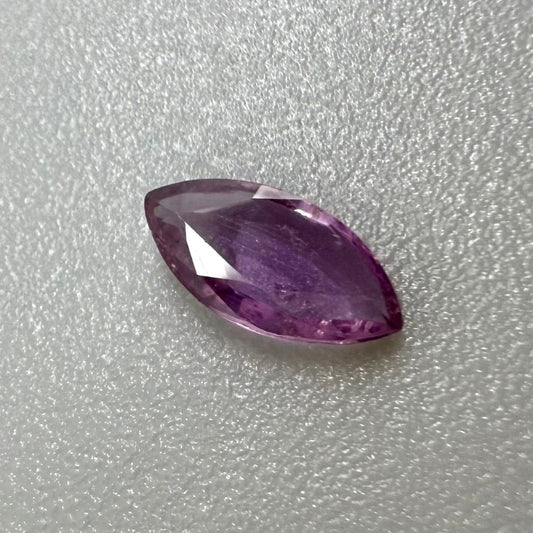 Natural Pink Purple Sapphire gemstone marquise cut