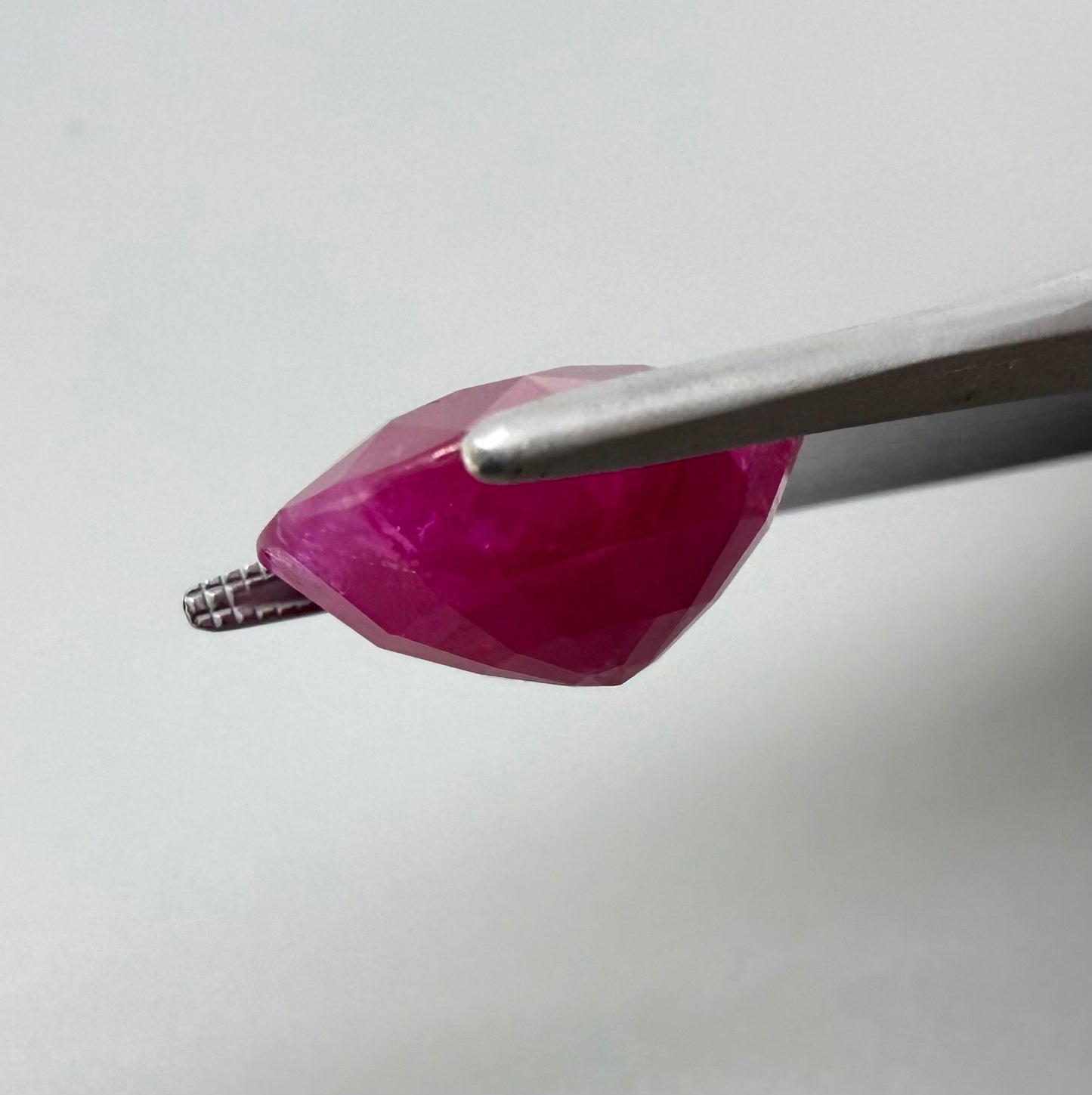 Pinkish Red Ruby Oval 11.94 Ct