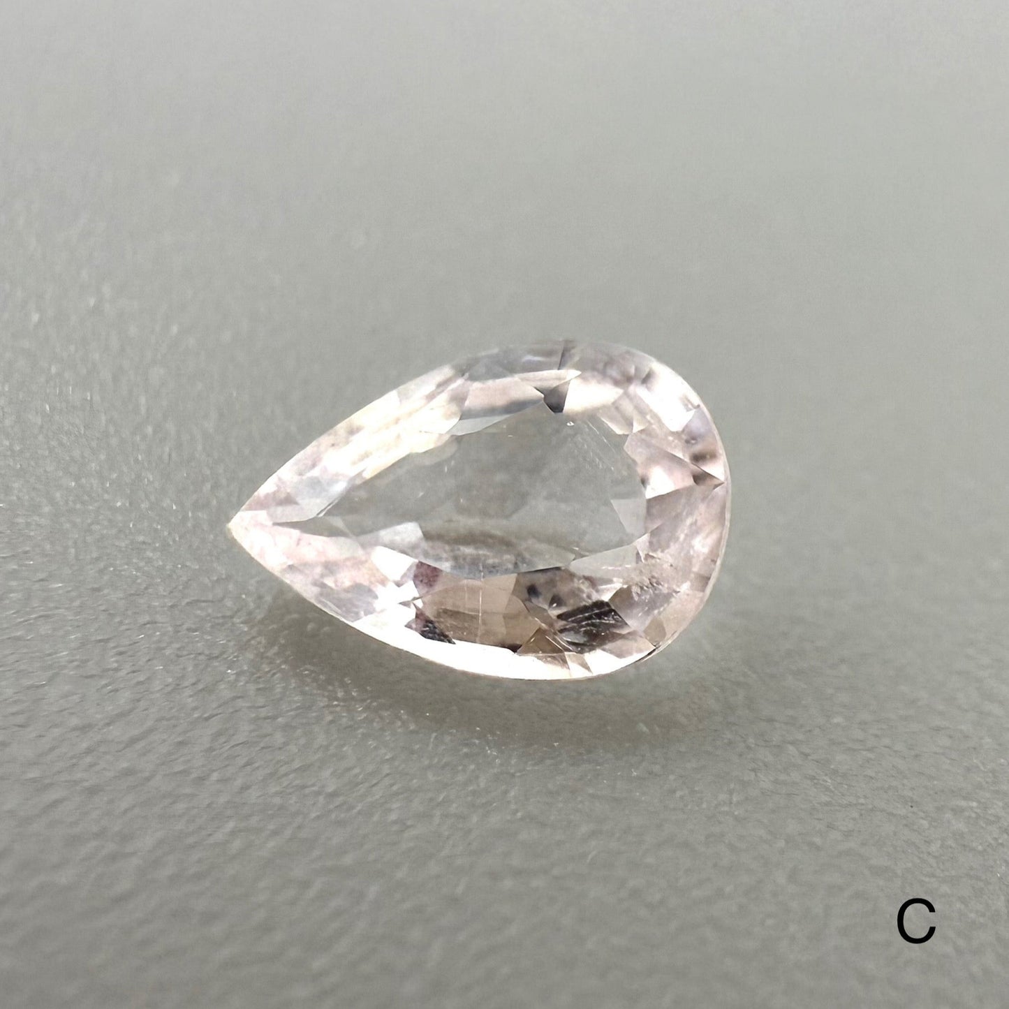 Pale Pink Morganite Lot Pear 7.29 Ct