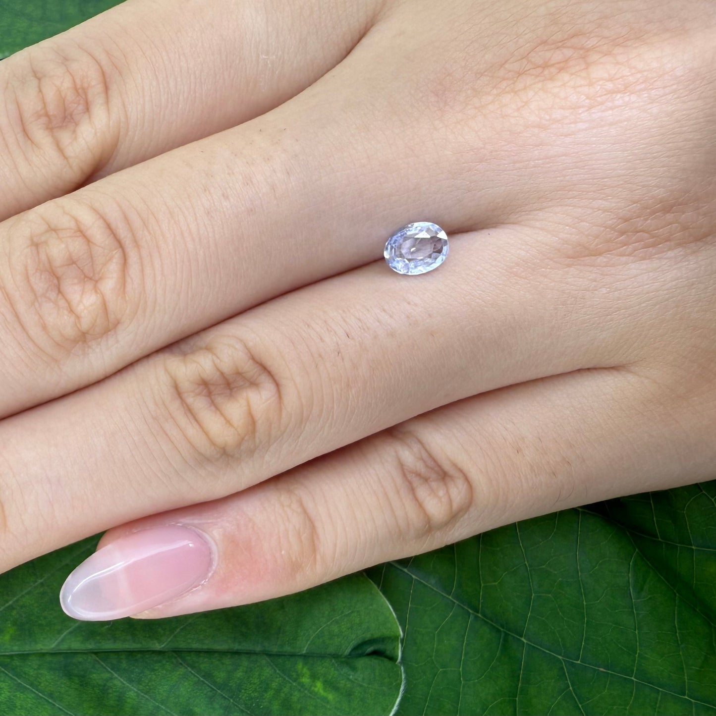 Natural Bi-Color Sapphire gemstone oval cut