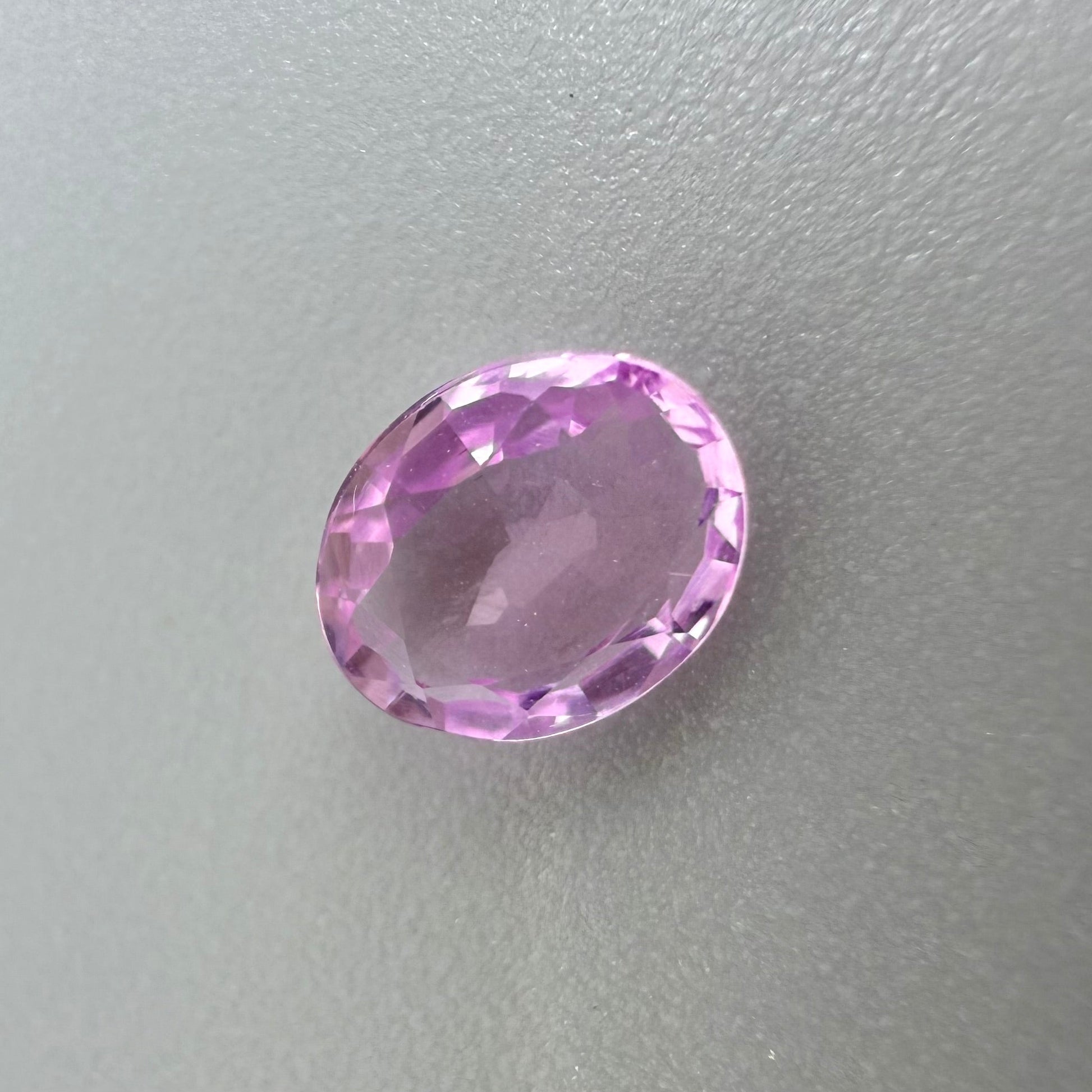 Loose Pink Sapphire gemstone oval cut