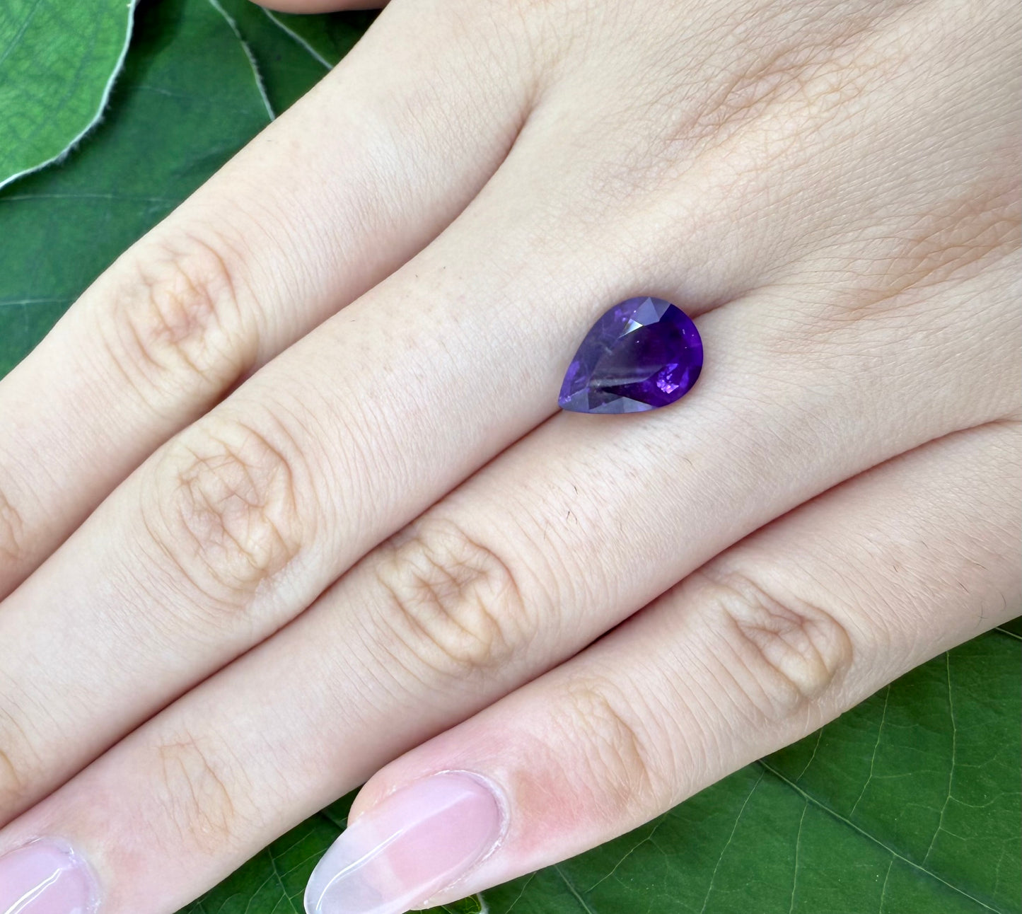 Purple/Pink Amethyst Pear 2.16 Ct