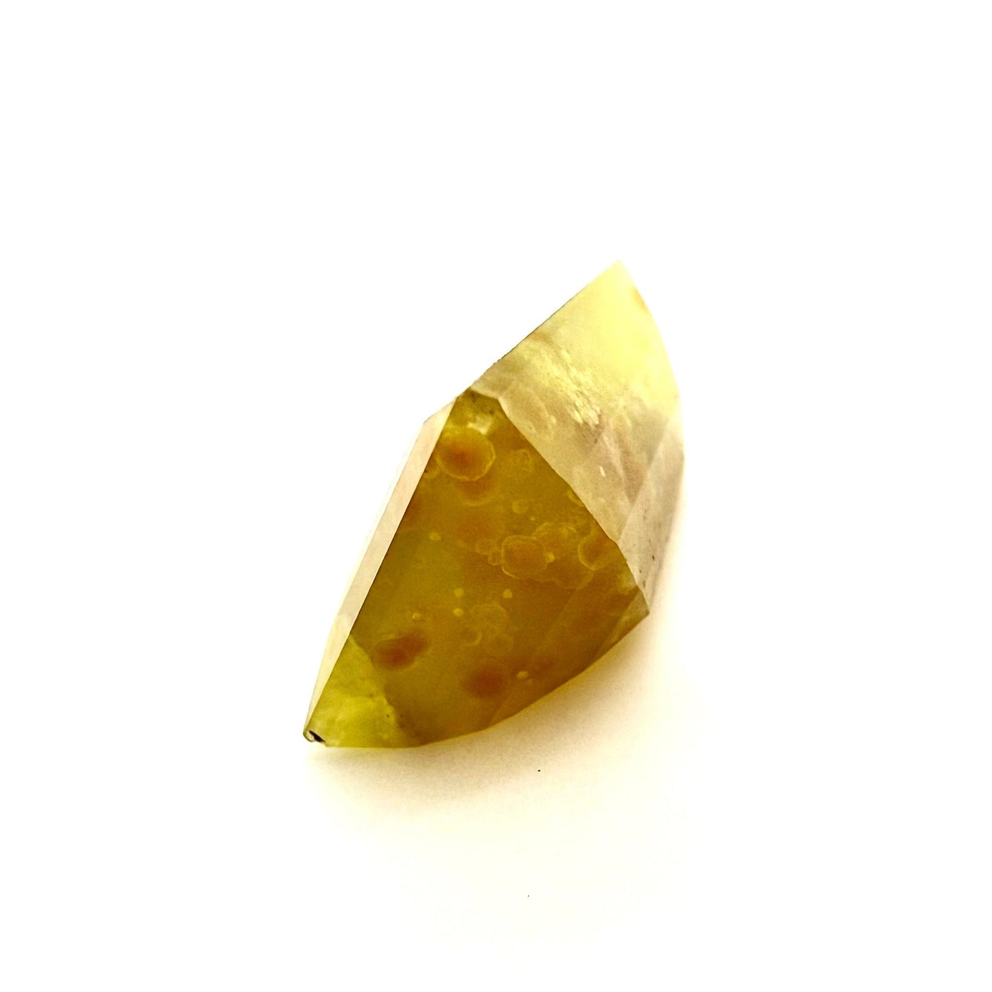 Bi-Color (Yellow Hues w. Orange Spots) Prasopal Fancy 10.6 Ct