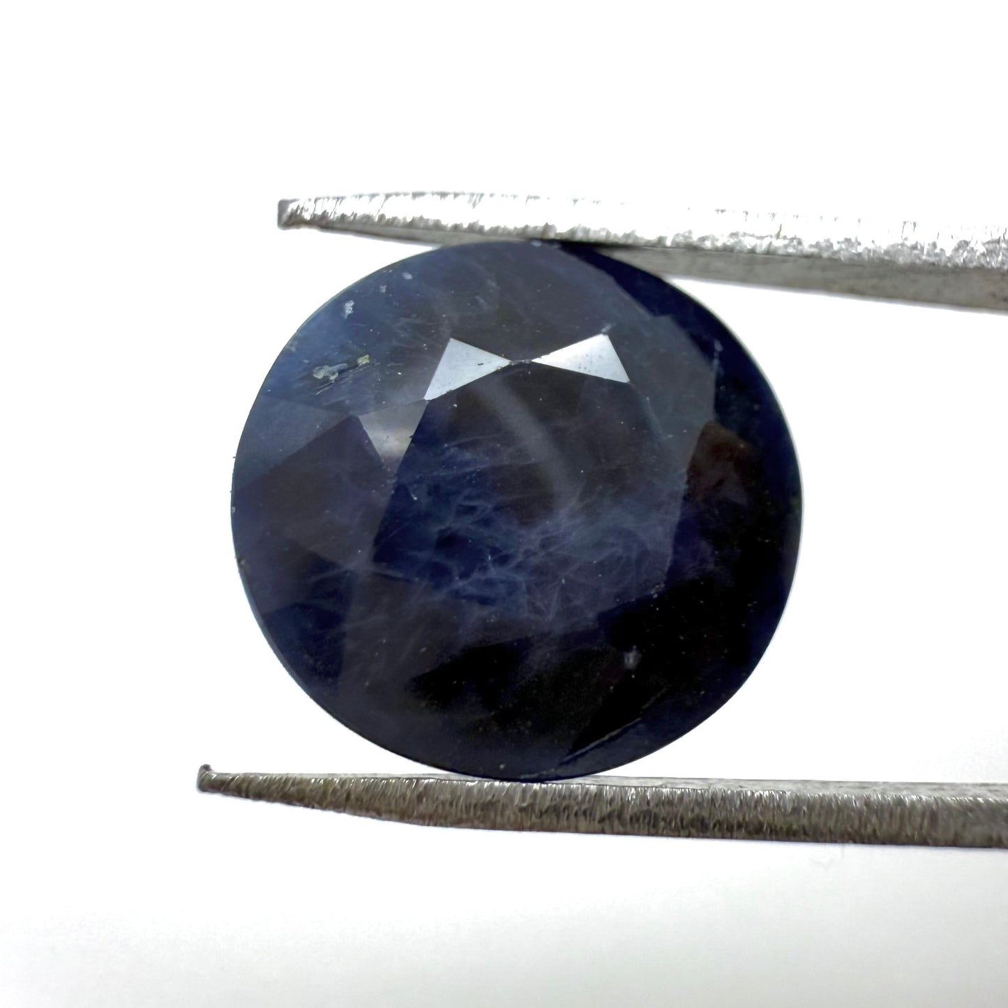 Dark Blue Sapphire Round 4.48 Ct