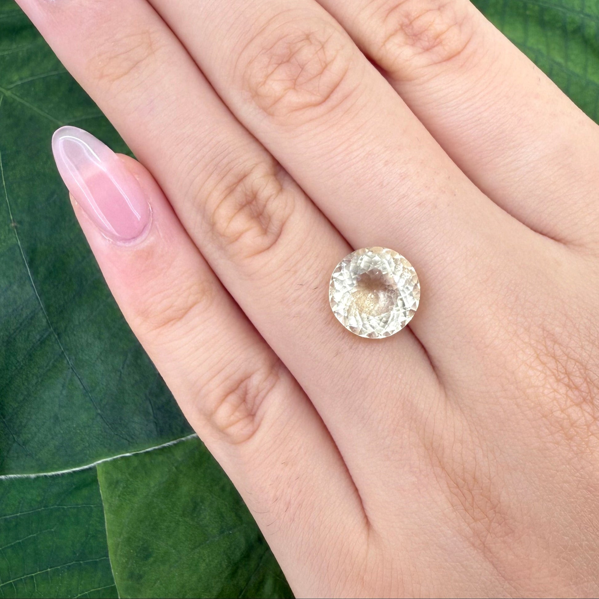 Natural Champagne Gold Scapolite gemstone, round