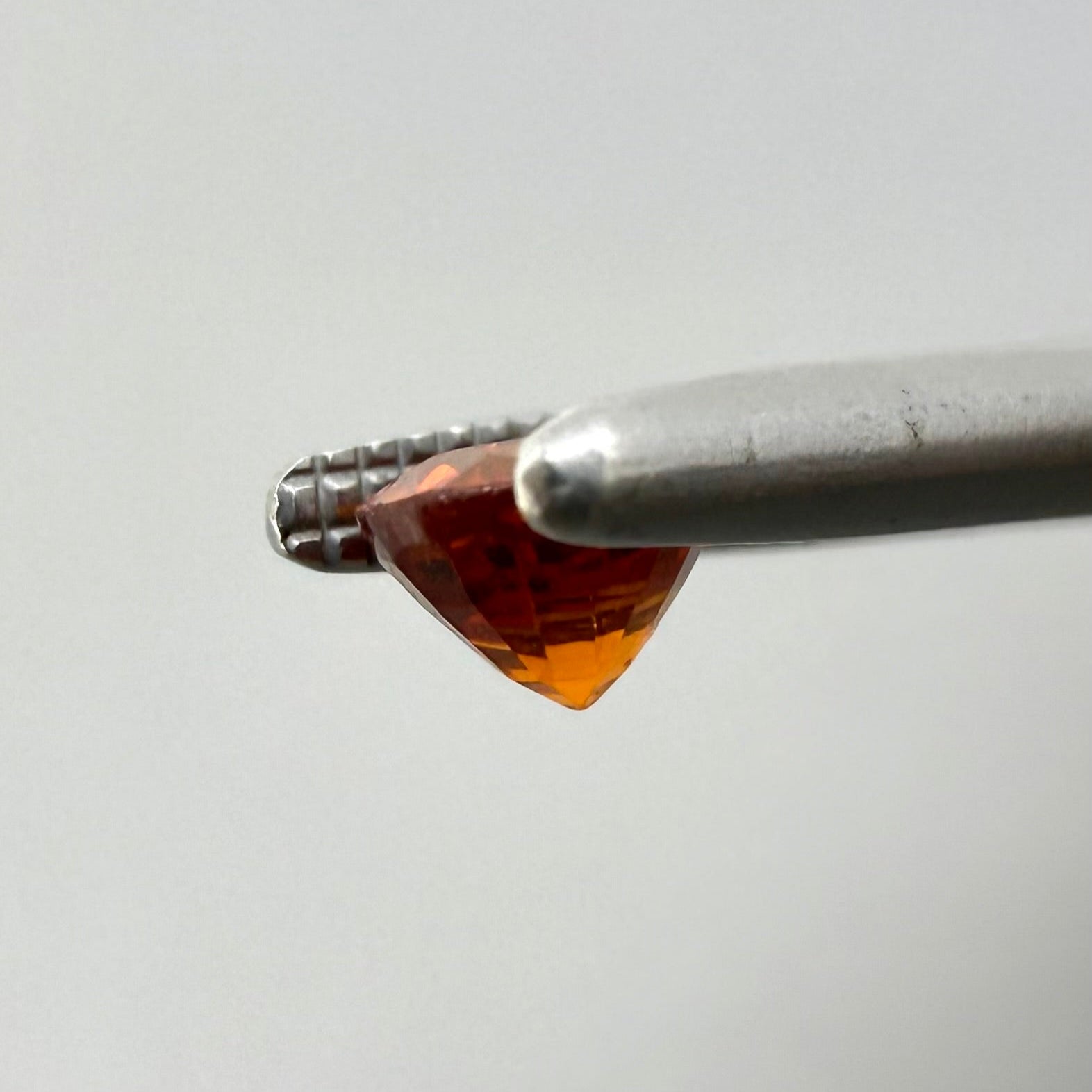 Loose Fiery Orange Spessartine gemstone, oval cut