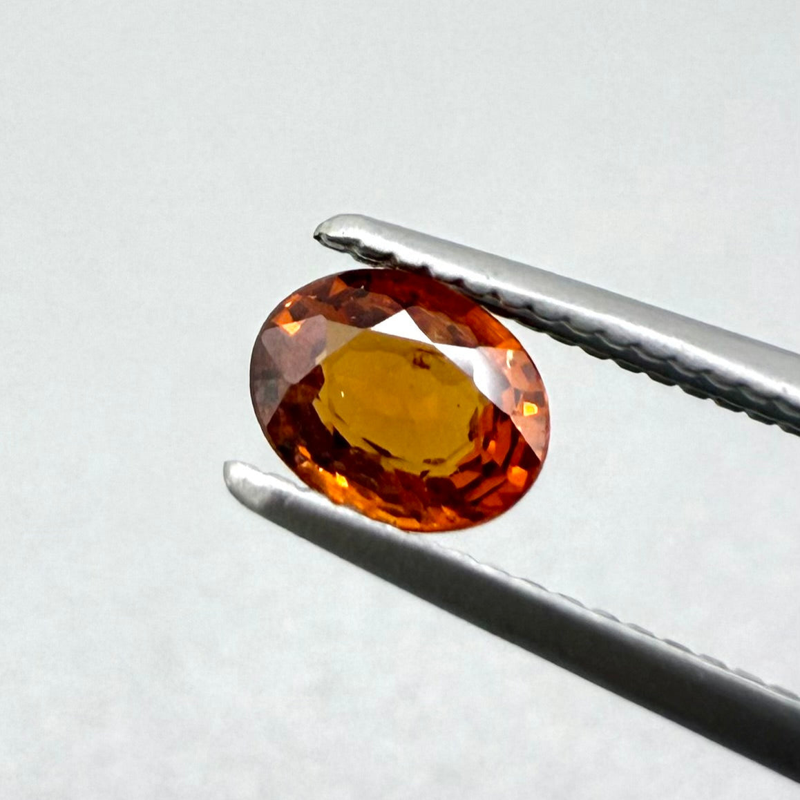 Fiery Orange Spessartine Oval 0.46 Ct