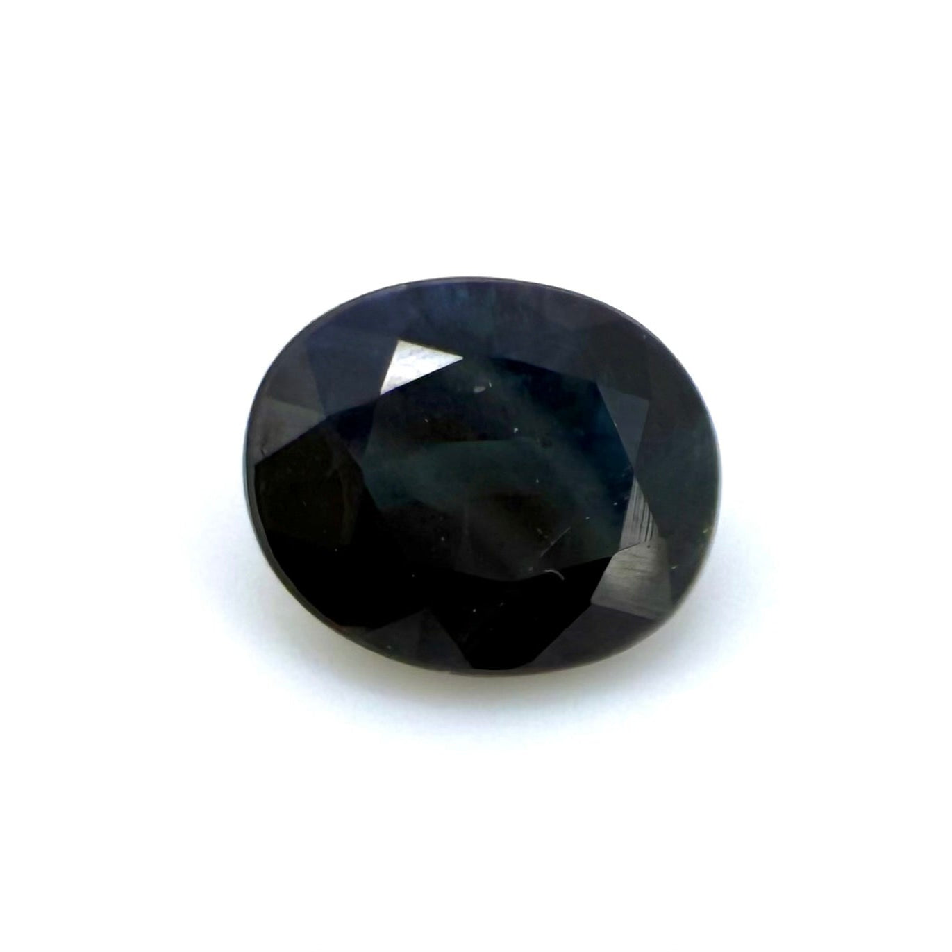 Dark Blue Sapphire Oval 1.35 Ct
