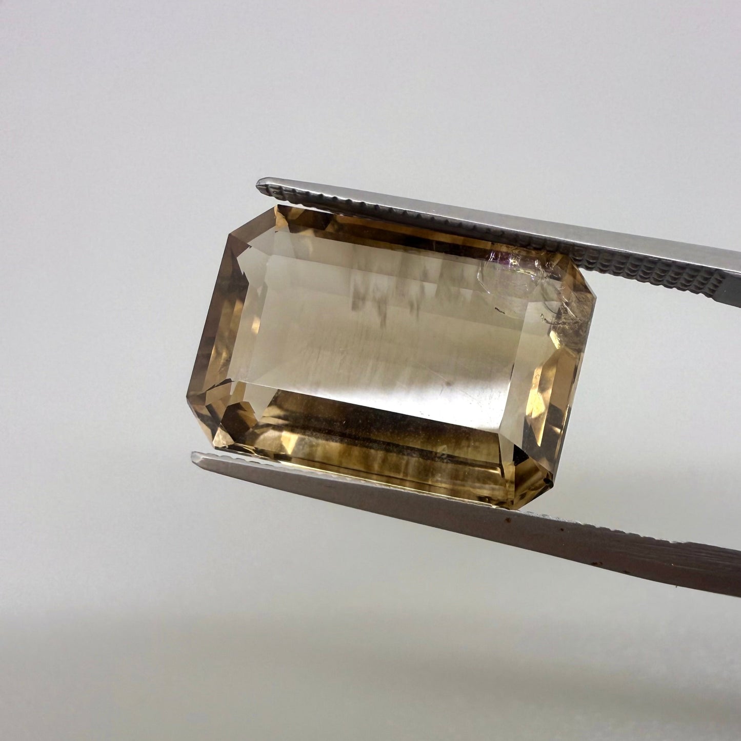 Golden-Brown Citrine Emerald Cut 9.7 Ct