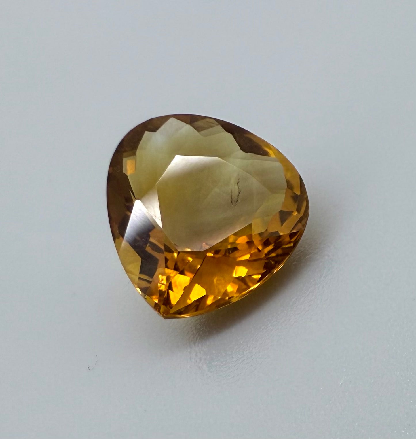 Madeira Citrine Pear 5.17 Ct