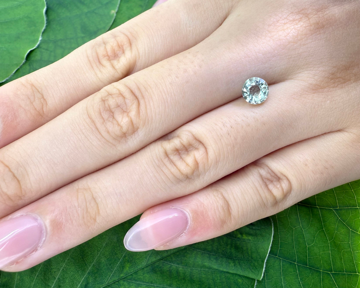 Prasiolite Round 0.99 Ct