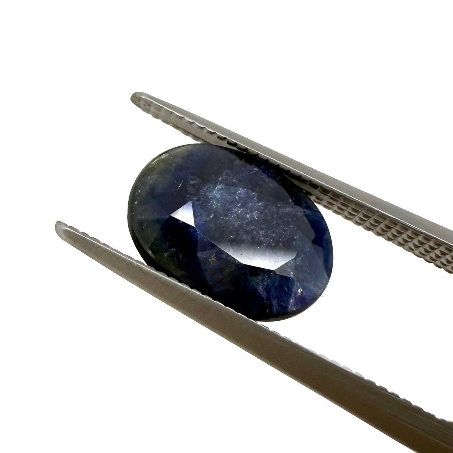 Dark Blue Sapphire ‘Stardust’ Oval 3.1 Ct