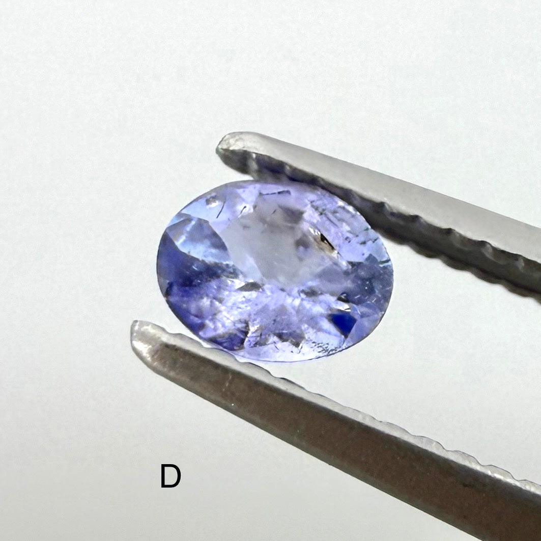 Violet Blue Hues Tanzanite Lot Oval 27.14 Ct
