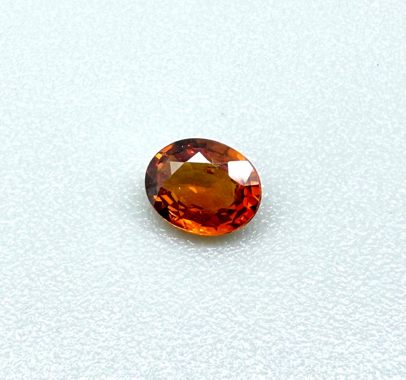 Fiery Orange Spessartine Oval 0.46 Ct