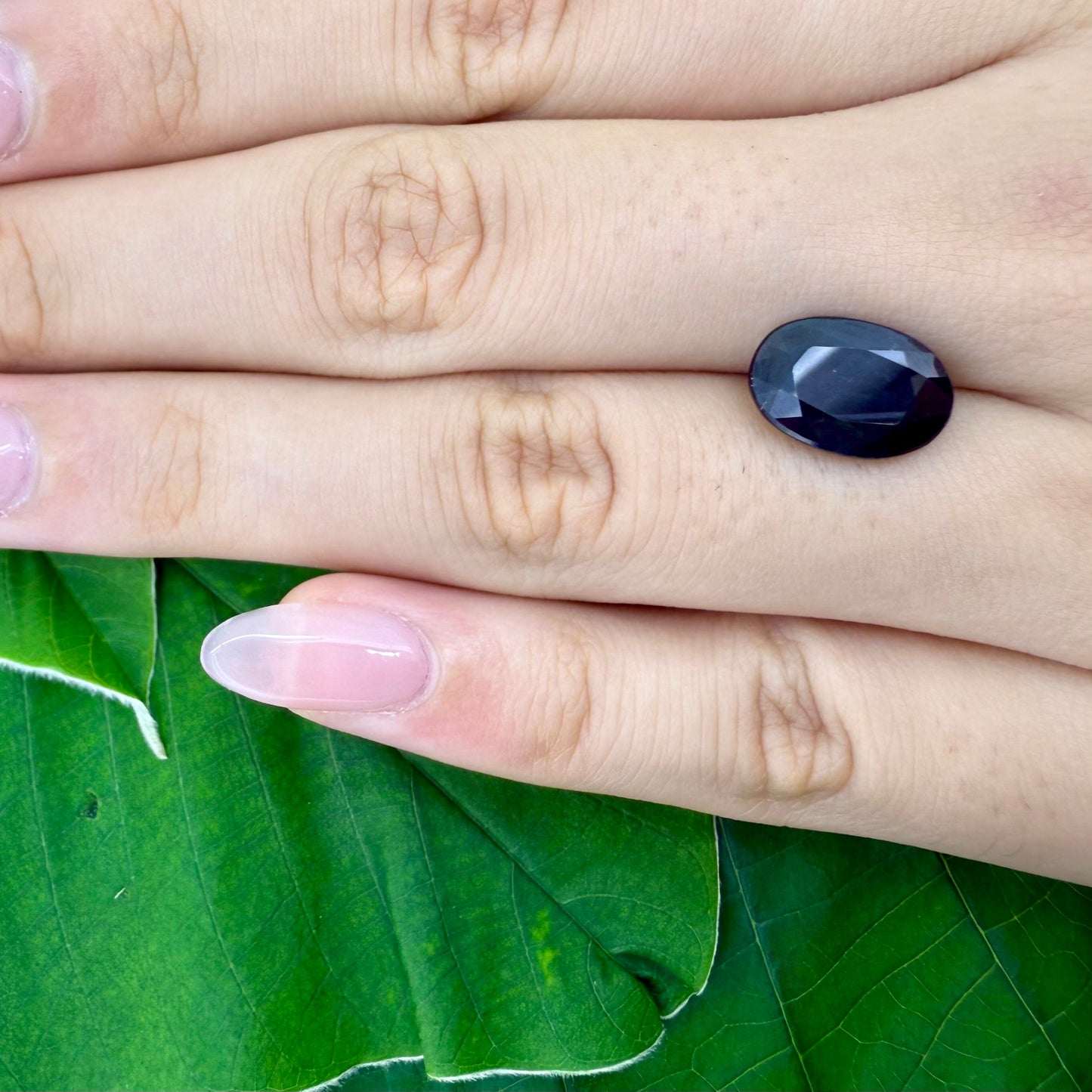 Natural Blue Sapphire gemstone oval cut