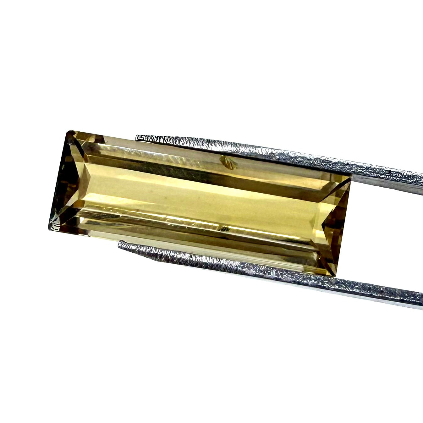 Dark Champagne Citrine Baguette 5 Ct