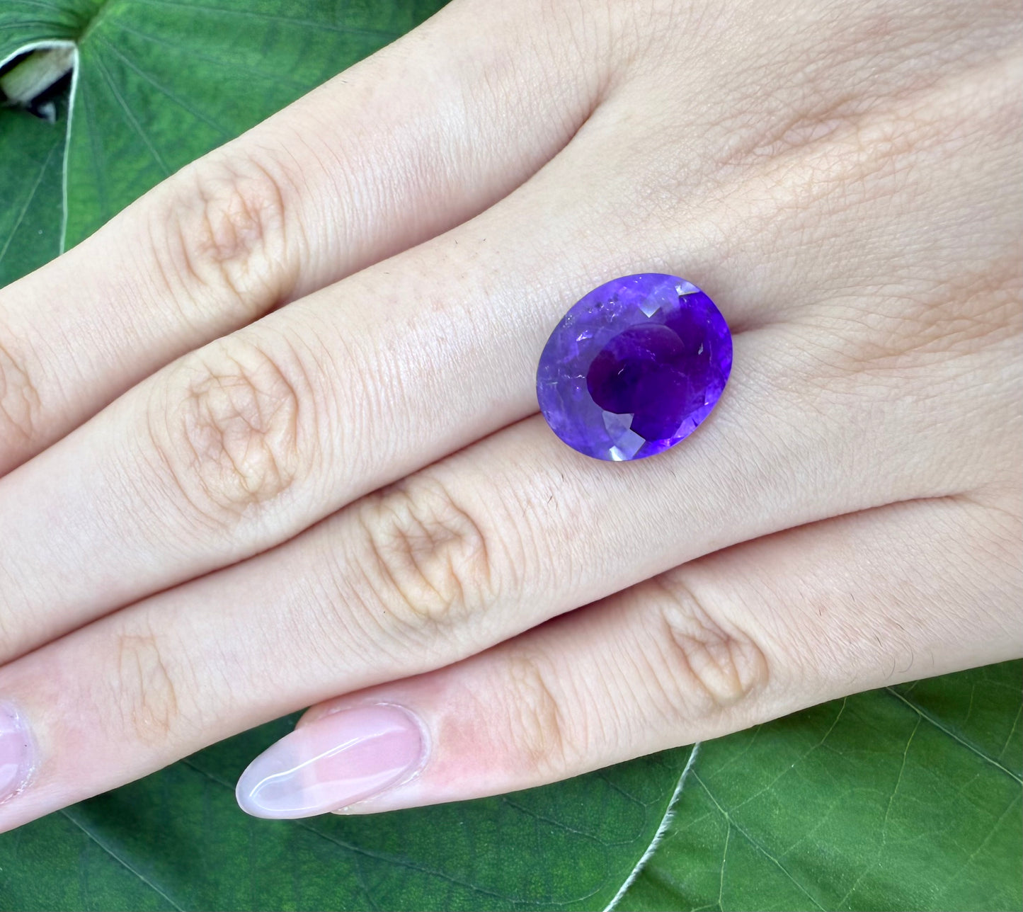 Vibrant Pink/Purple Amethyst Oval 7.15 Ct