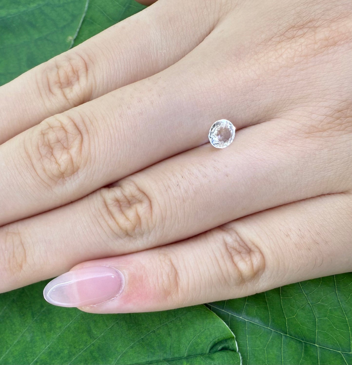 White Sapphire Round 0.71 Ct