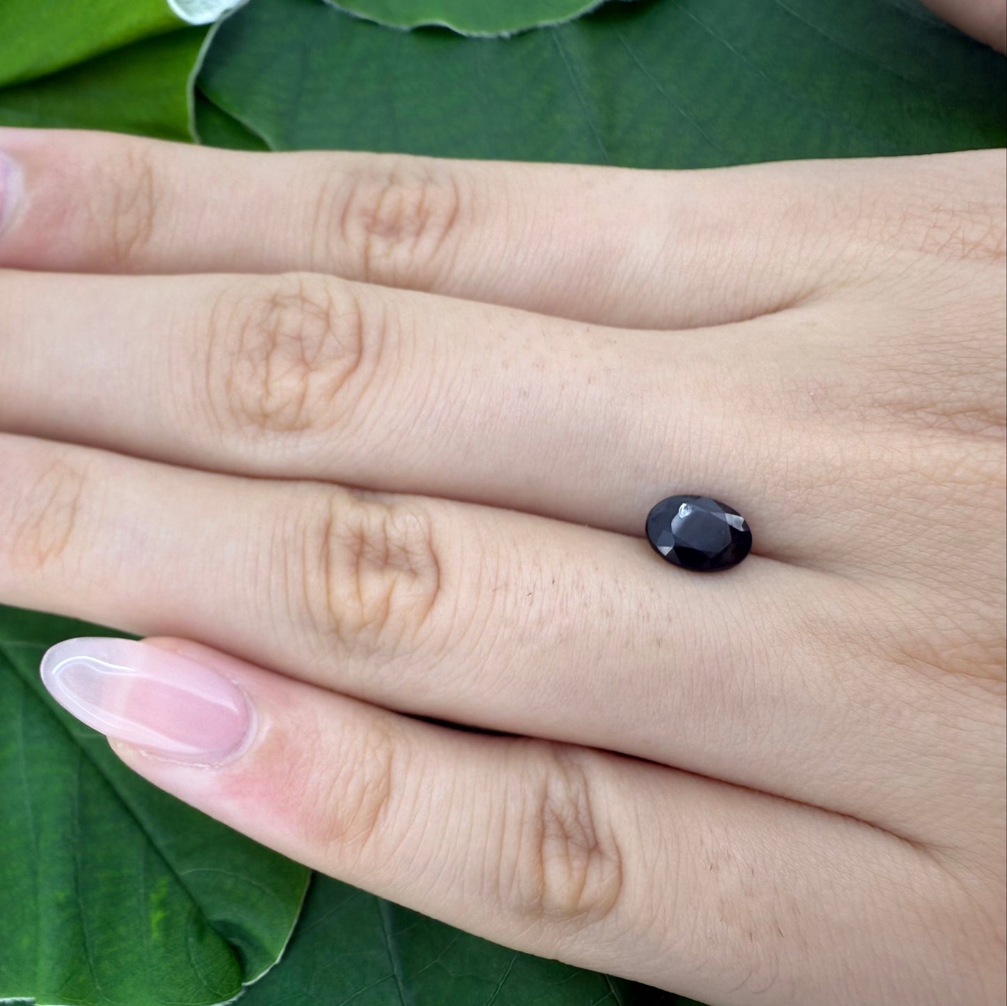 Natural Blue Sapphire gemstone oval cut