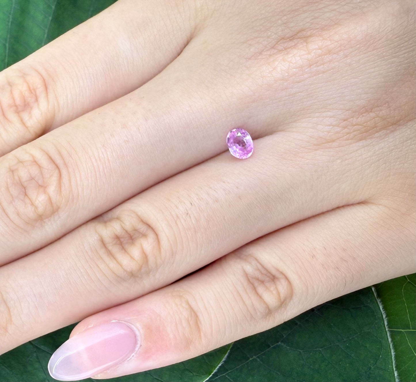 Pink Sapphire Oval 0.48 Ct