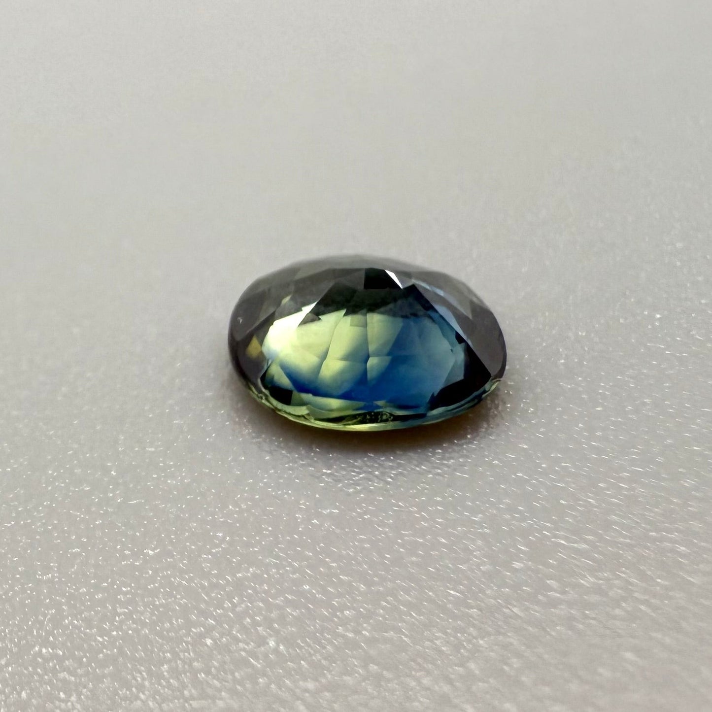 Bi-Color (Blue Yellow) Sapphire Oval 1.19 Ct