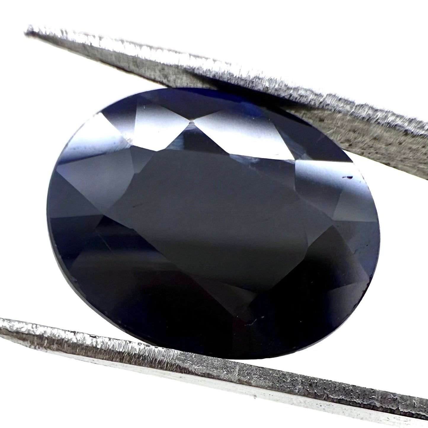 Very Dark Royal Blue Sapphire Oval 5.24 Ct