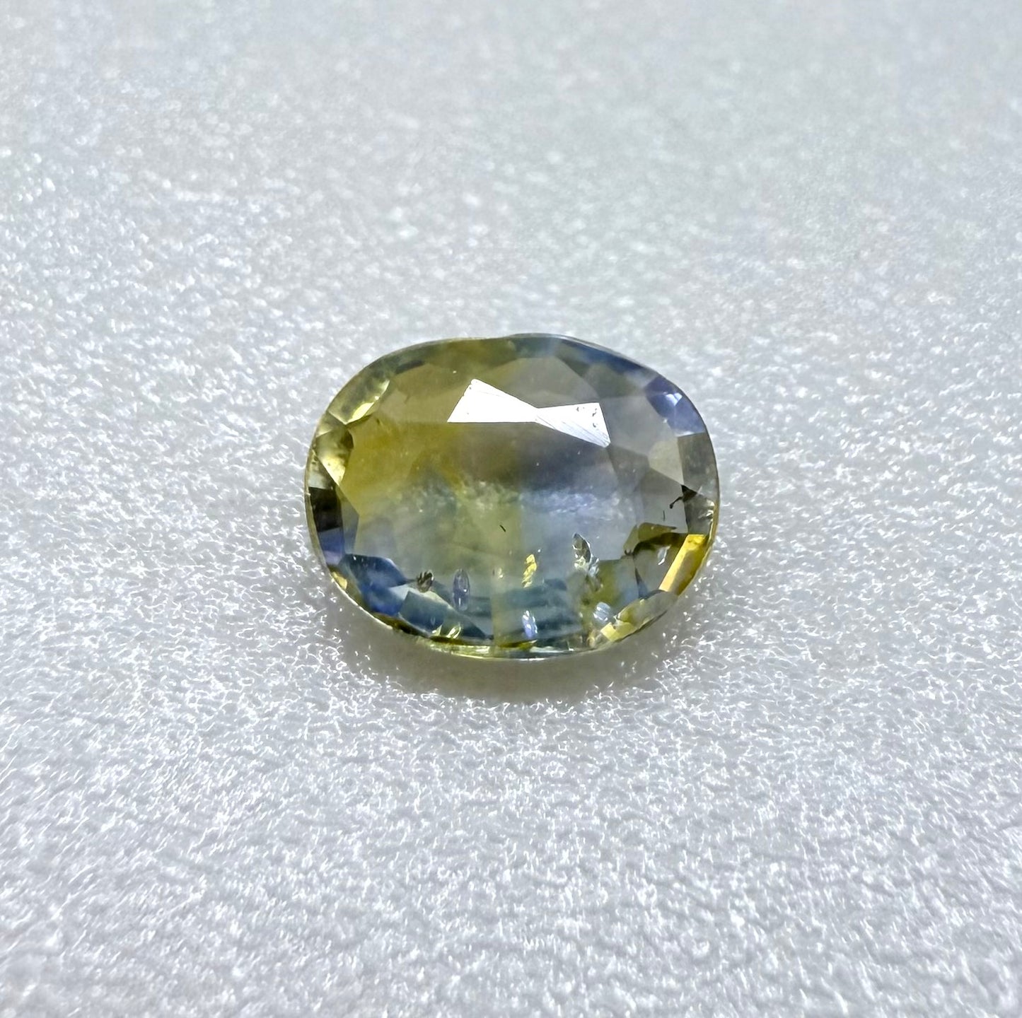 Bi-Color (Blue Yellow) Sapphire Oval 0.33 Ct