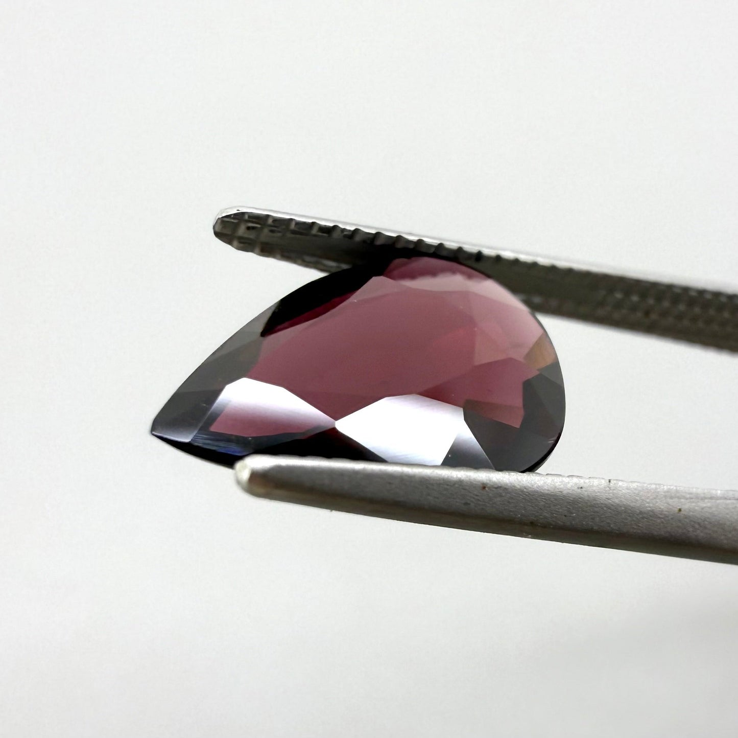 Red Rhodolite Pear 2.3 Ct