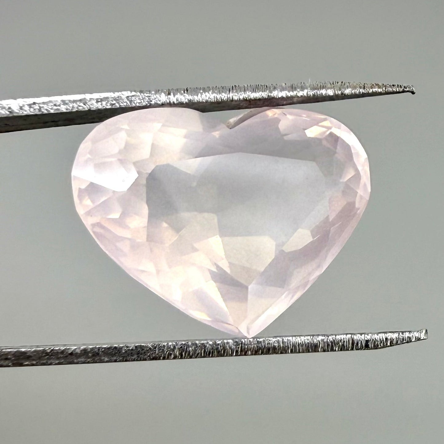 Rose Quartz Heart Set 7.92 Ct + 5.81 Ct
