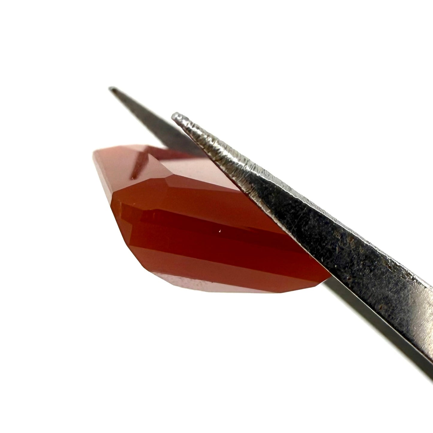 Fiery Orange Chalcedony Radiant 8.8 Ct