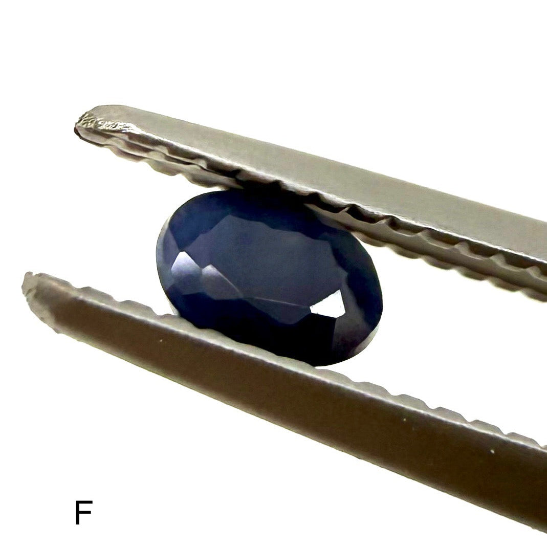 Multi-Blue Hues Sapphire Lot Oval 34.6 Ct