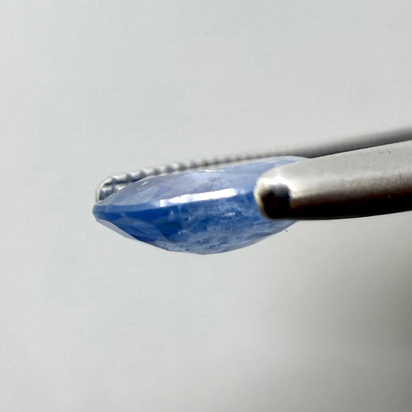 Pale Blue Sapphire Oval 1.1 Ct