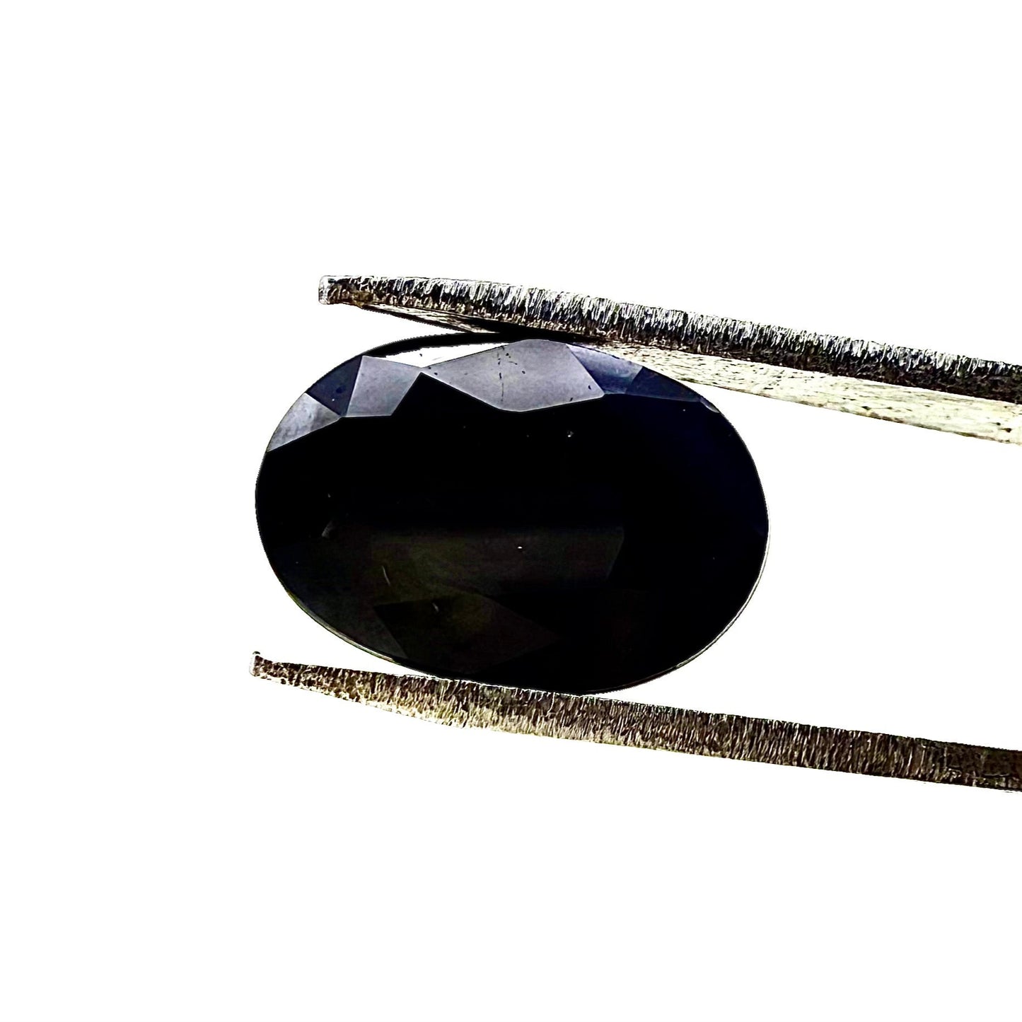 Very Dark Blue Sapphire Oval 2.9 Ct
