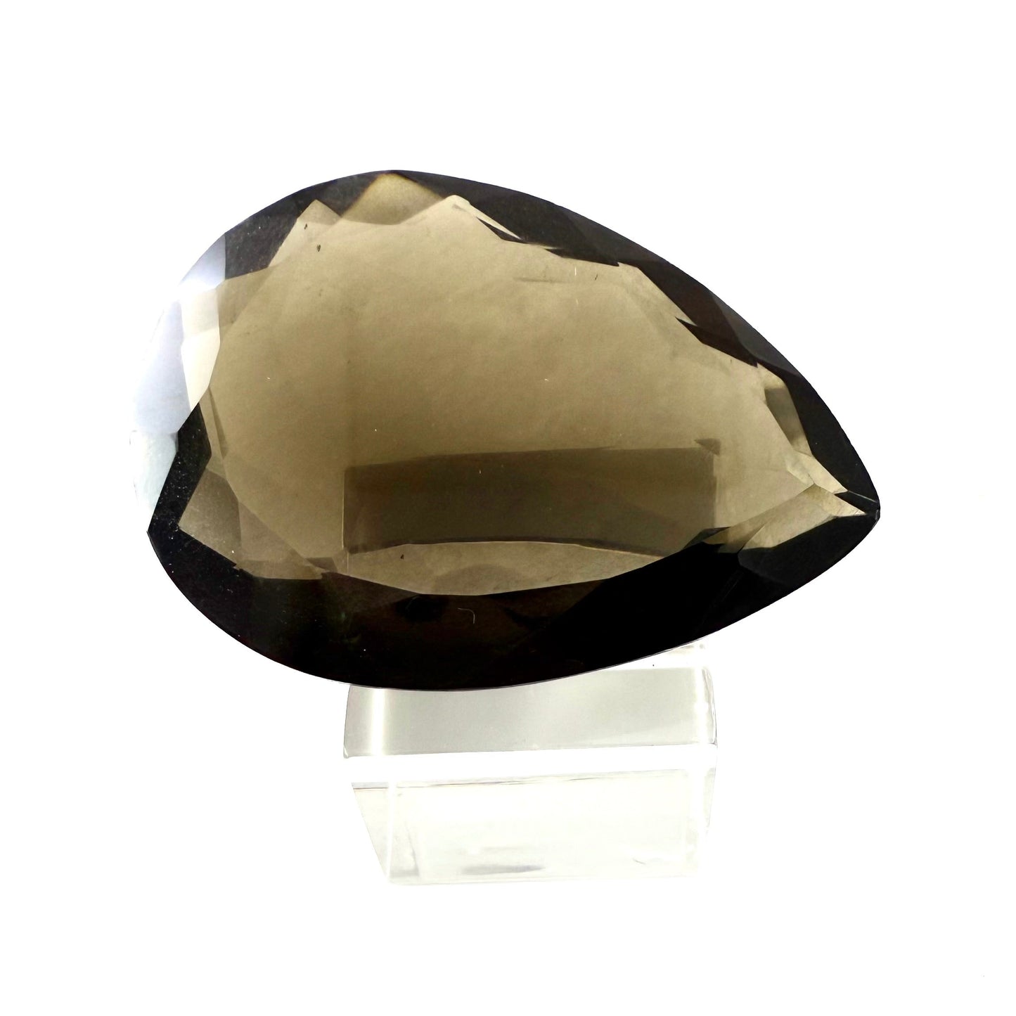 Huge Smoky Quartz Pear 63.5 Ct