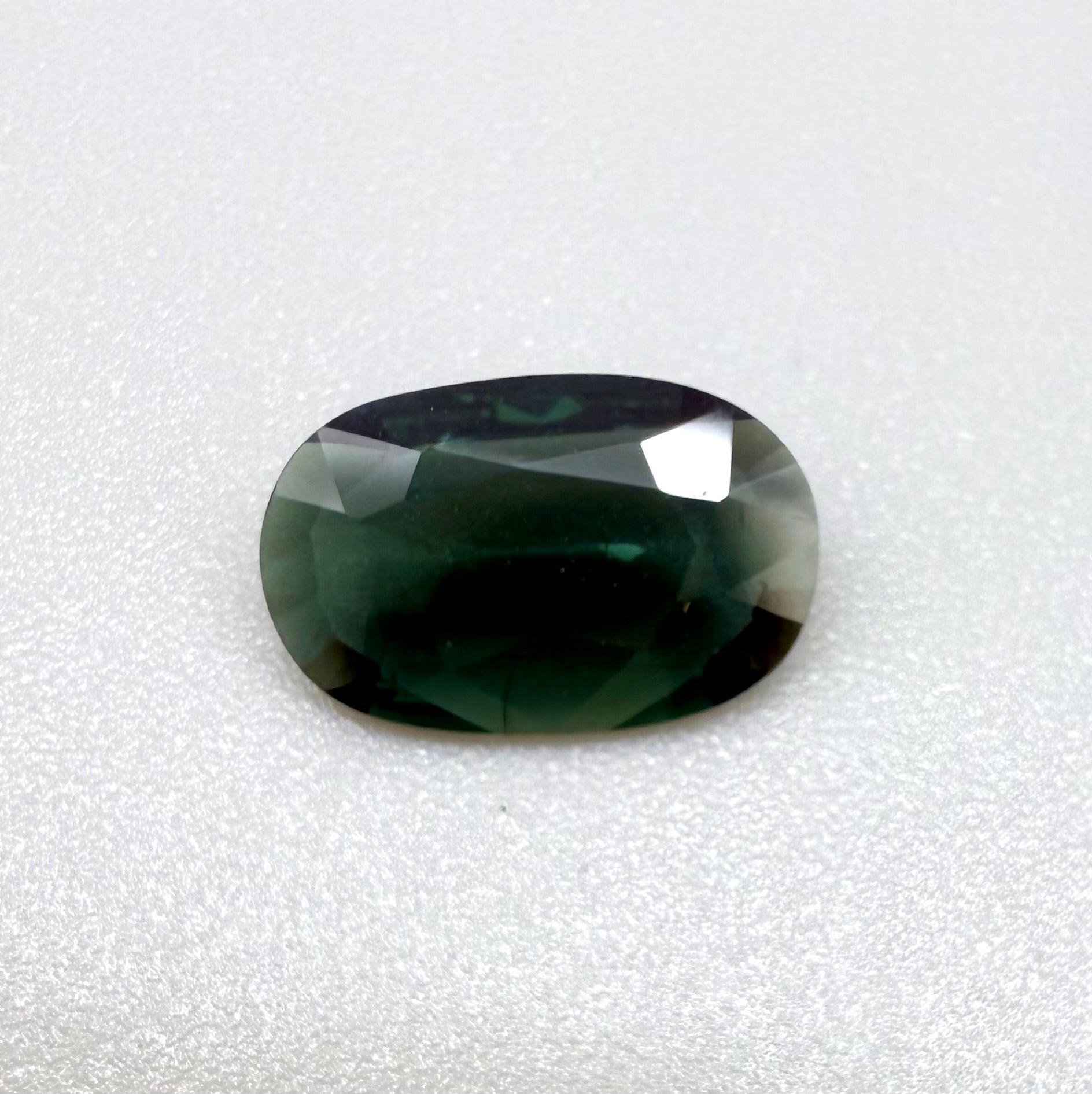 Loose Green Tourmaline gemstone, oval shape