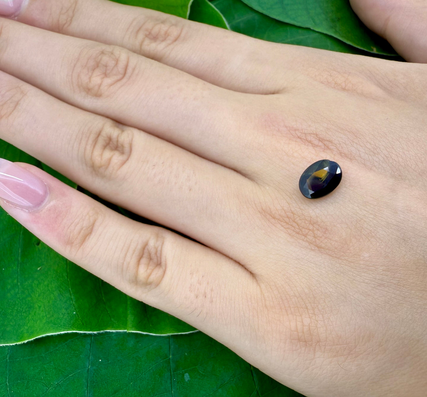 Bi-Color (Yellow Blue) Sapphire Oval 1.7 Ct