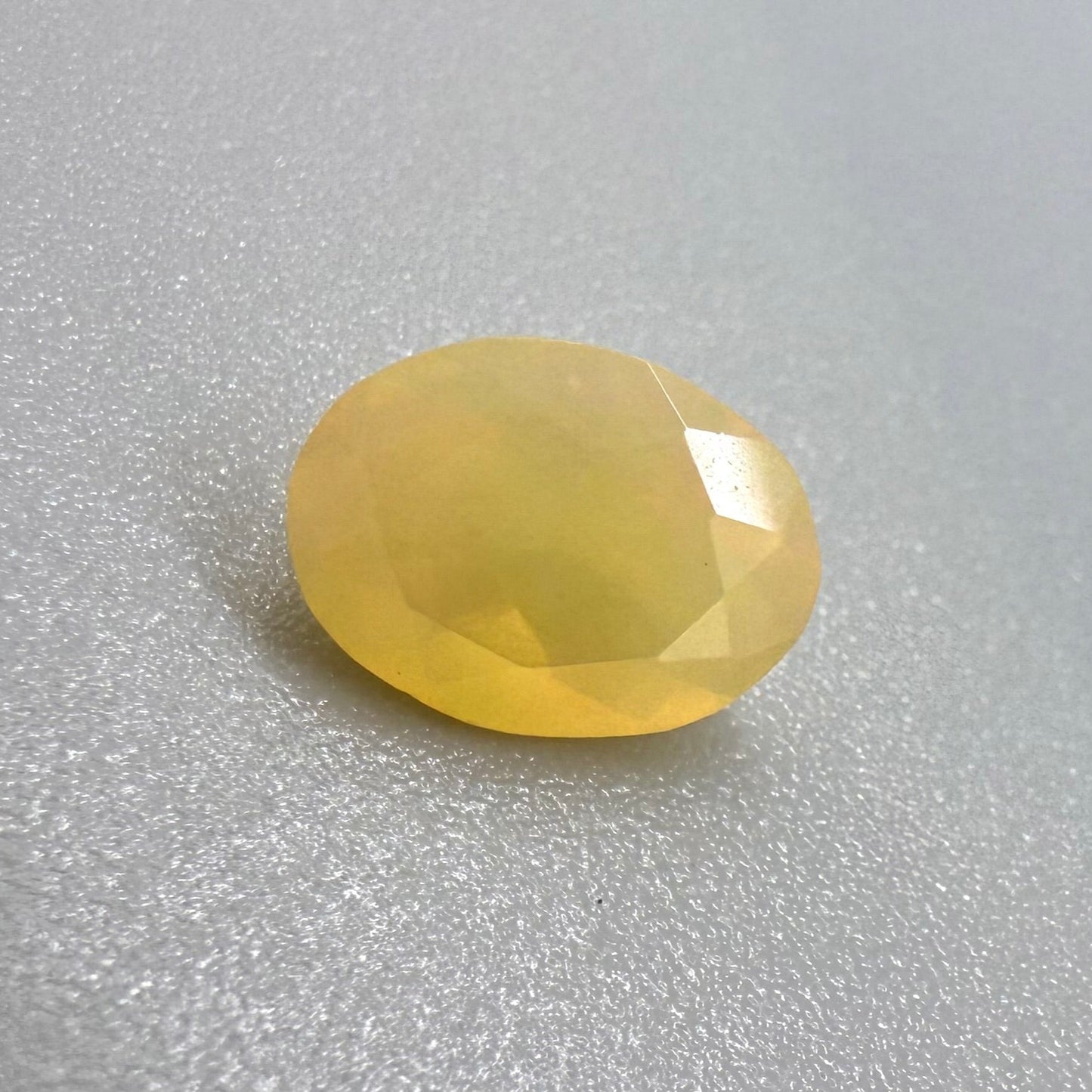 Milky Yellow Opal Oval 1.17 Ct