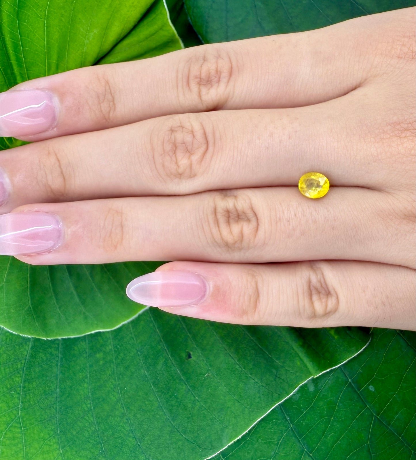 Yellow Sapphire Oval 1.06 Ct