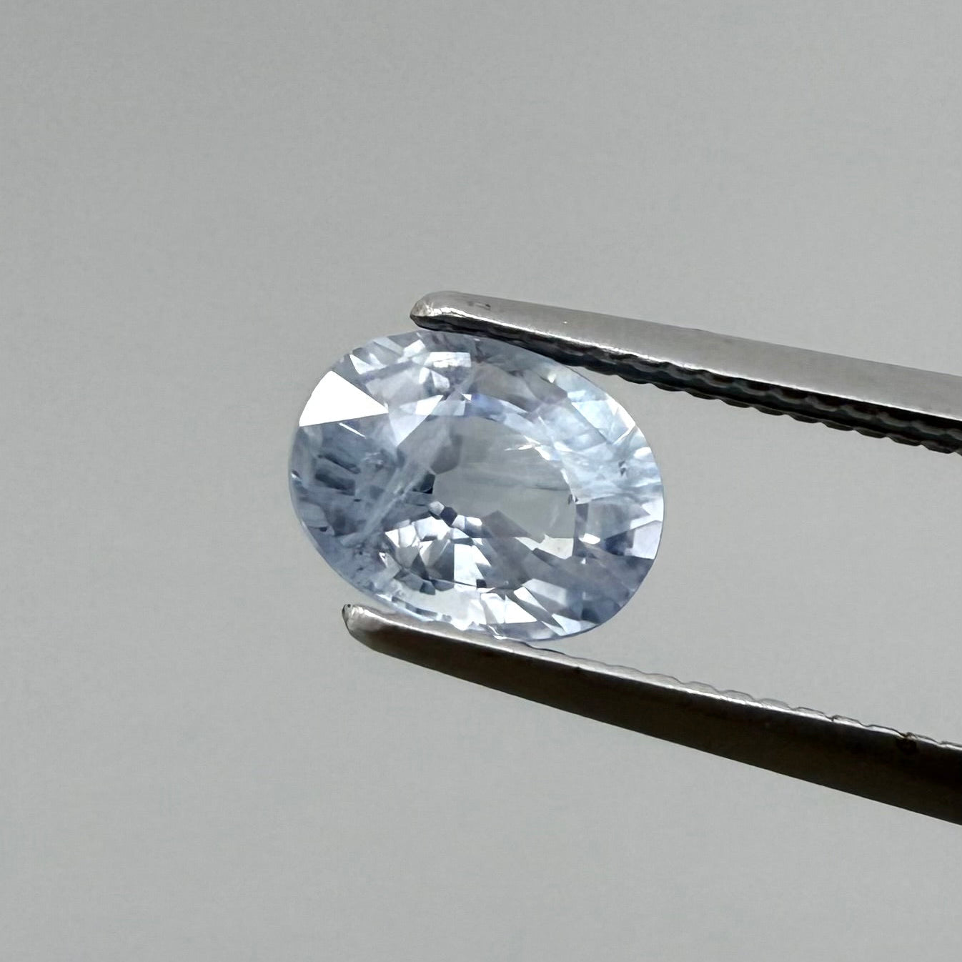 Pastel Blue Aquamarine Oval 1.01 Cts
