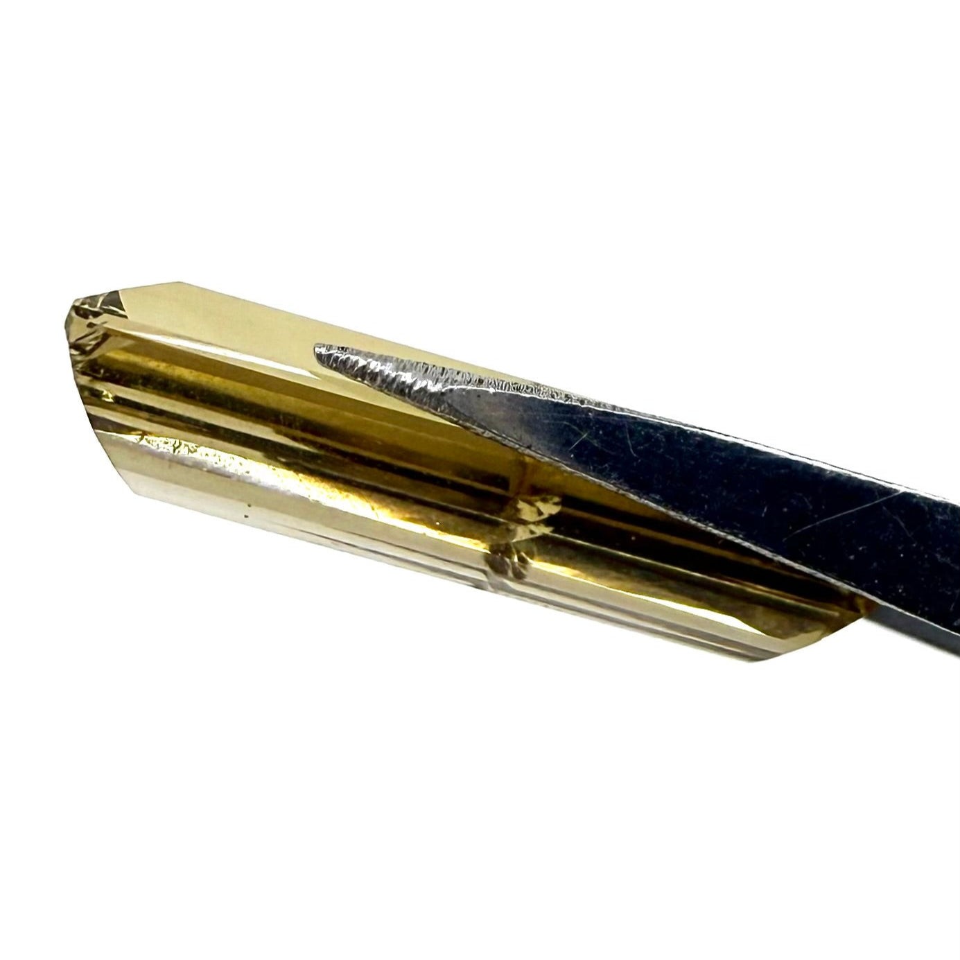 Dark Champagne Citrine Baguette 5 Ct