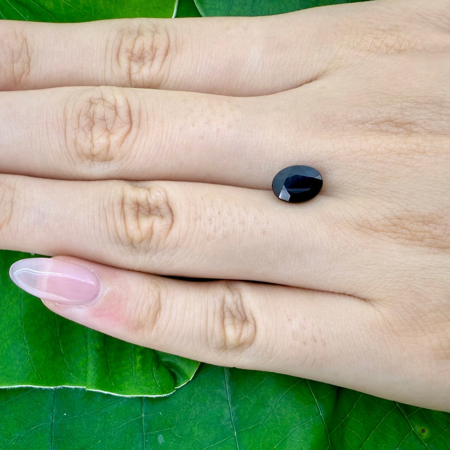 Natural Blue Sapphire gemstone oval cut