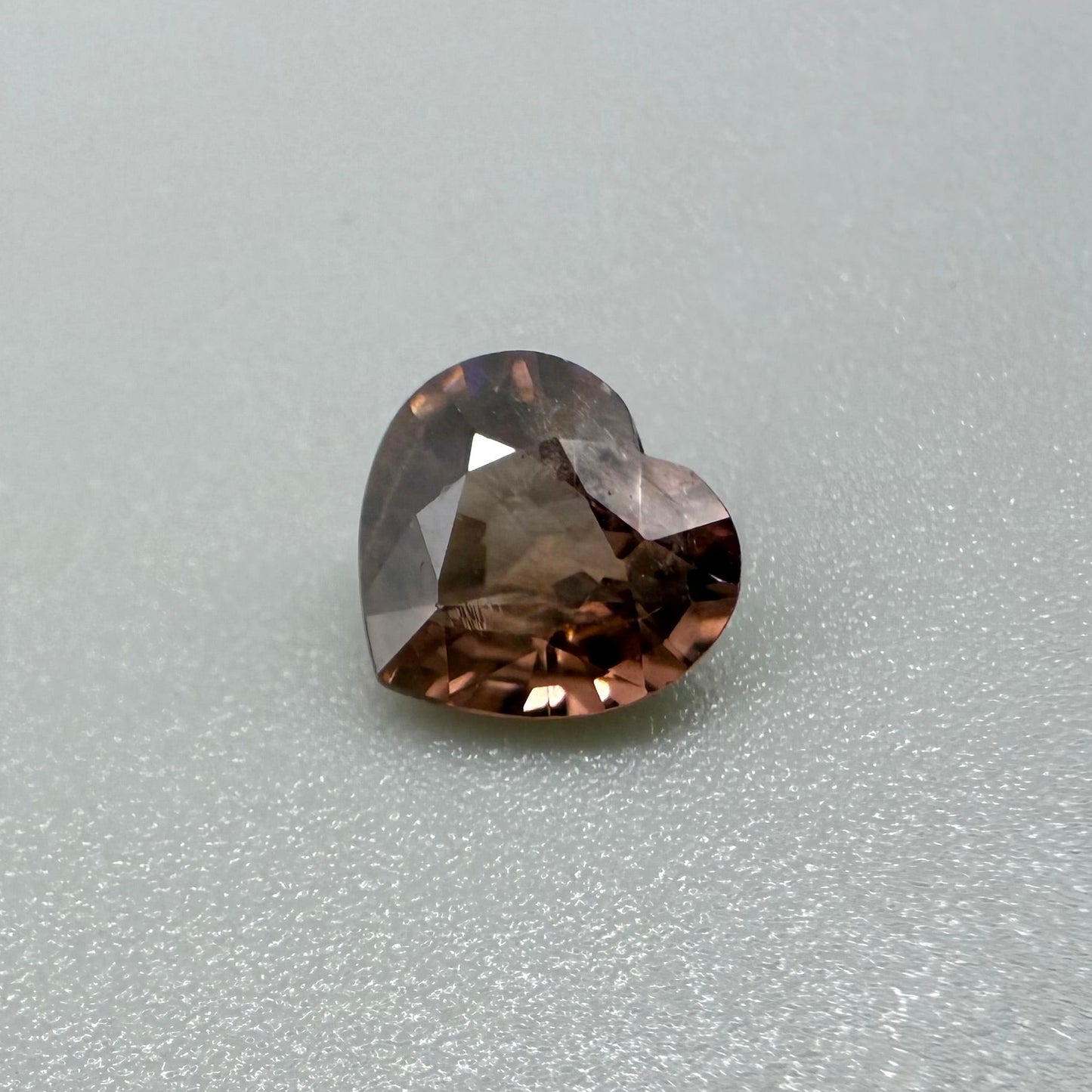 Peach-Pink Zircon Heart 1.4 Ct