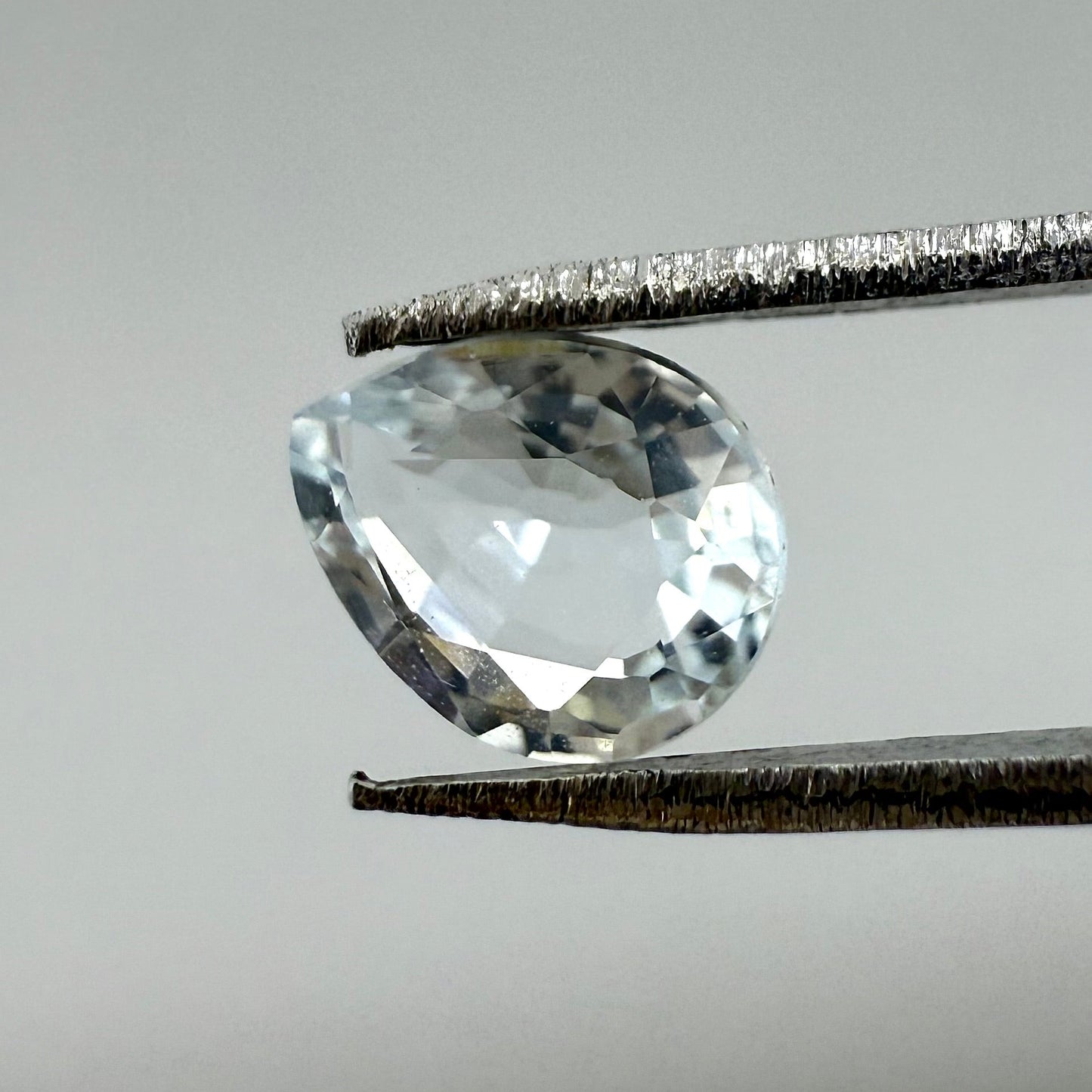 Very Light Blue Aquamarine Pear 0.67 Cts