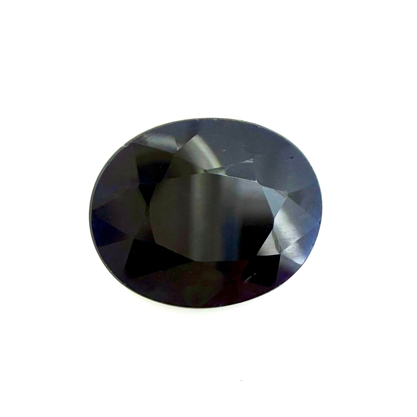 Very Dark Royal Blue Sapphire Oval 5.24 Ct