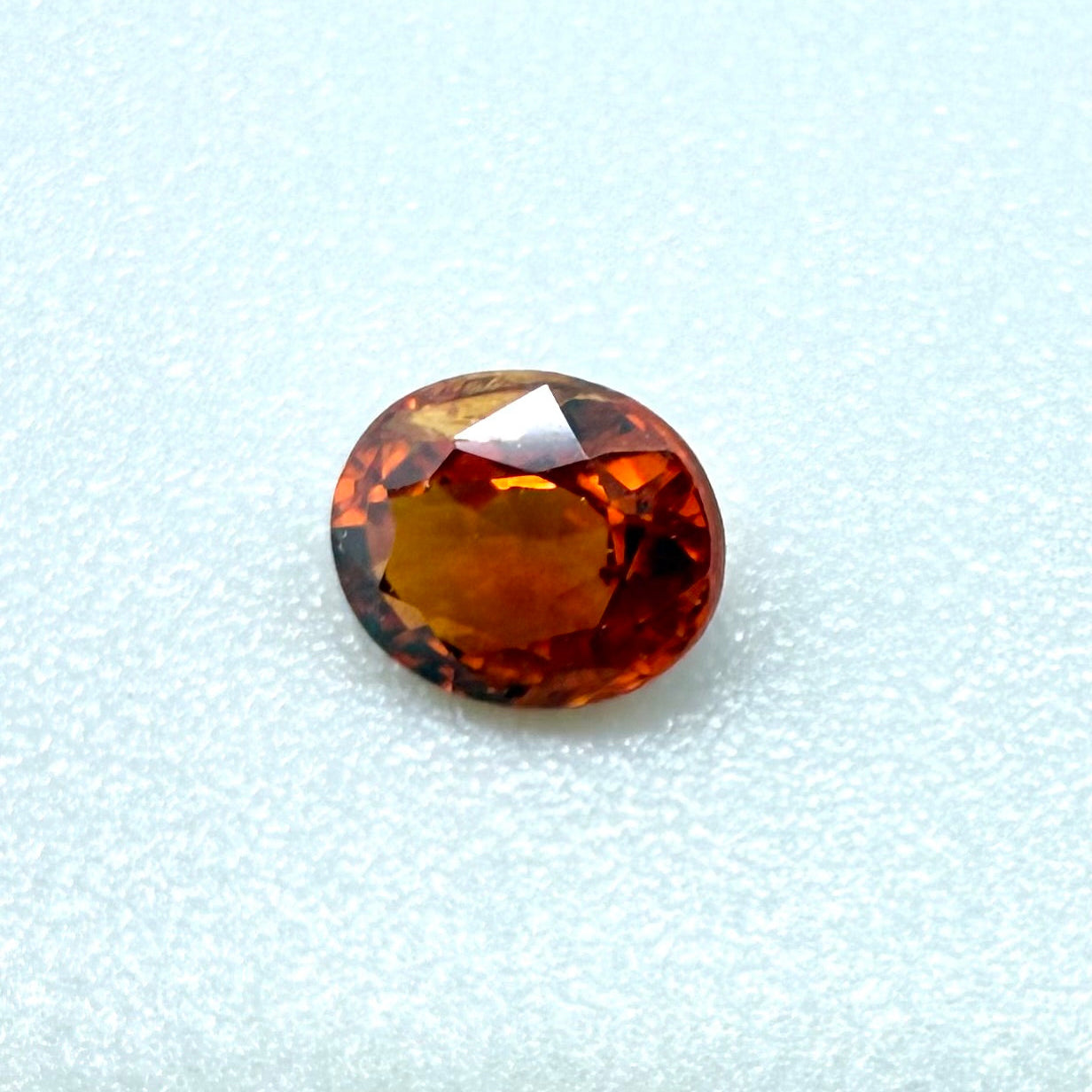 Fiery Orange Spessartine Oval 0.56 Ct