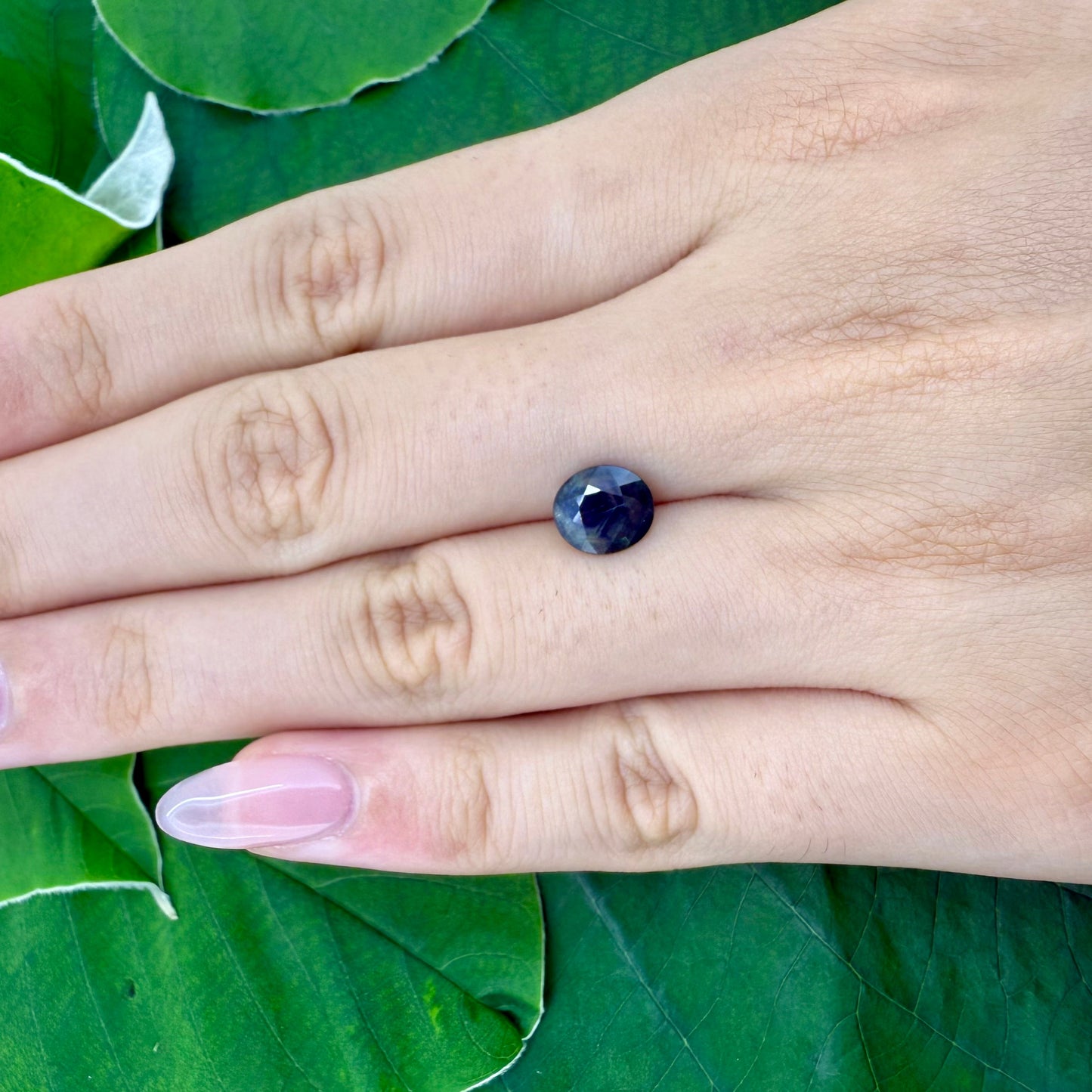 Natural Bi-Color Sapphire gemstone oval cut
