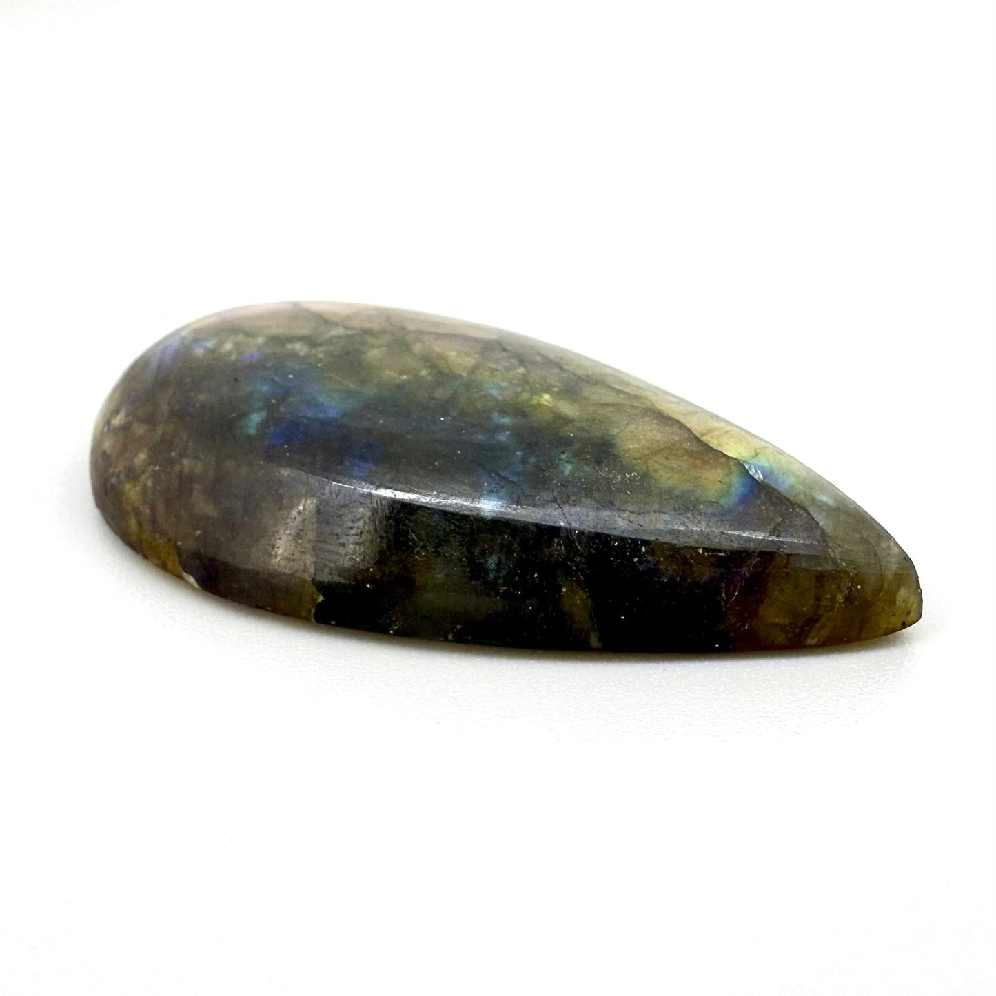 Huge Earth Colors Hues Labradorite Pear 60.99 Ct
